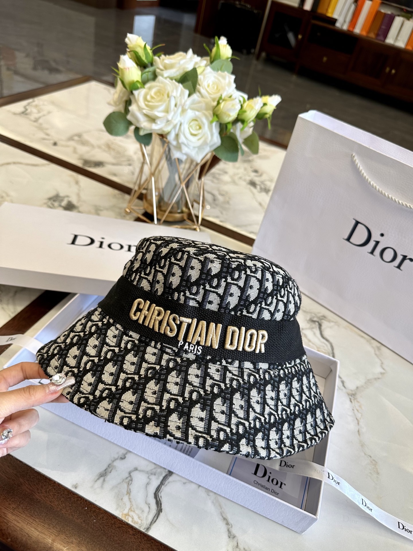 dior hat model 10